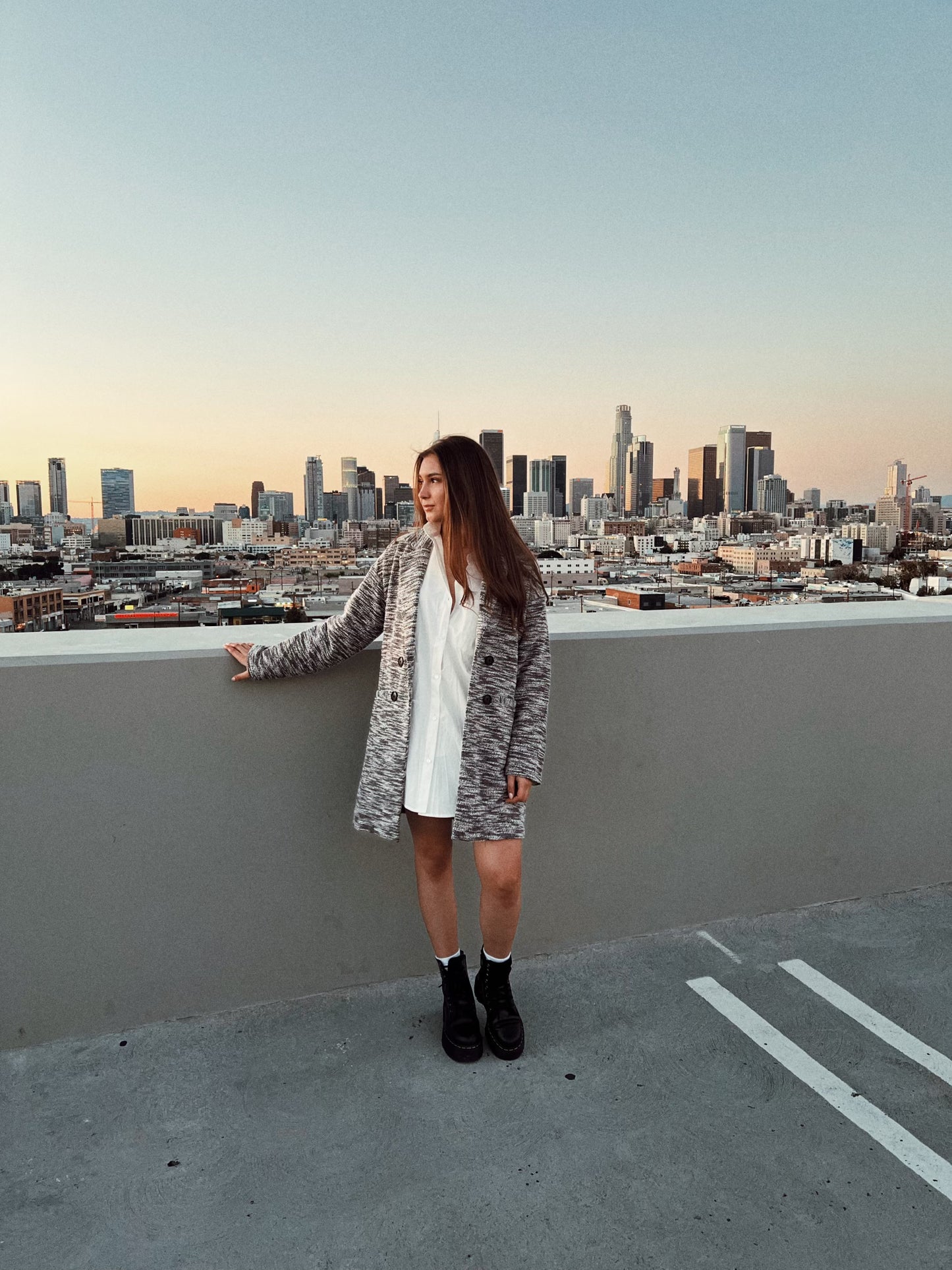 B&W Oversized Blazer Coat