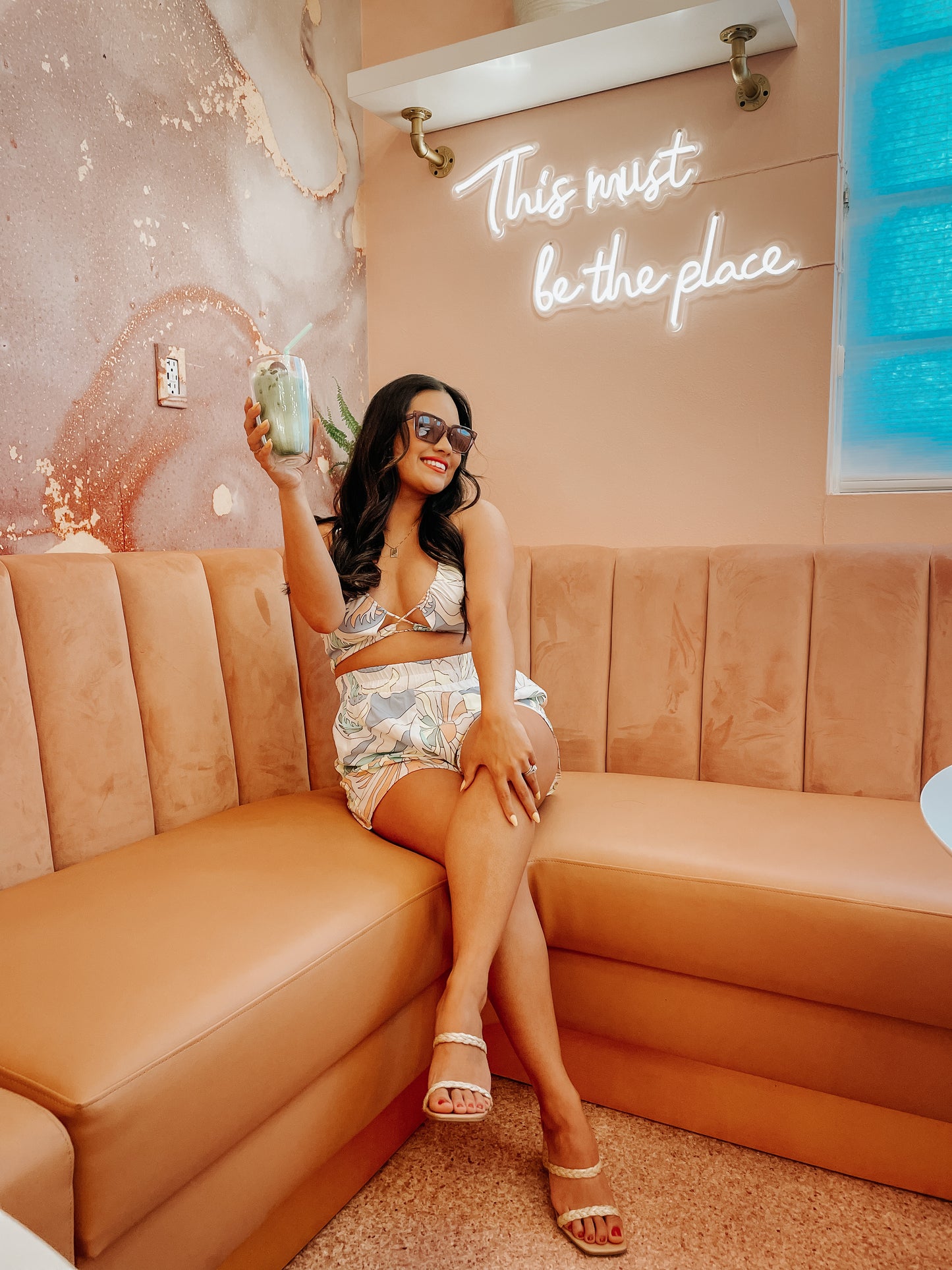 Vacation Matcha 2-Piece Short Set