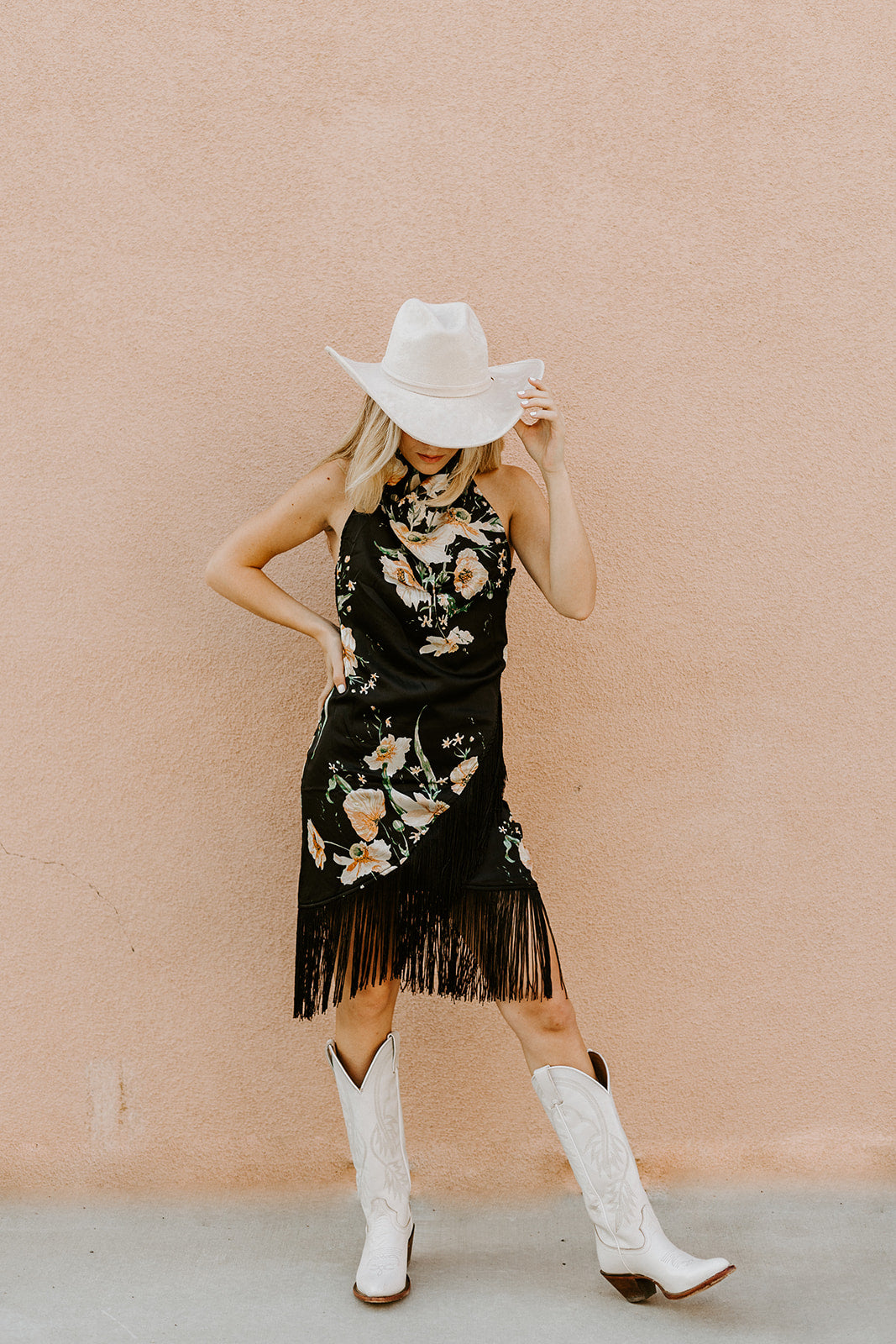 Rodeo Western Hat - Ivory