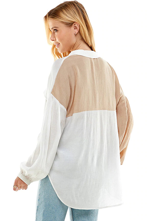 Café Con Leche Oversized Shirt