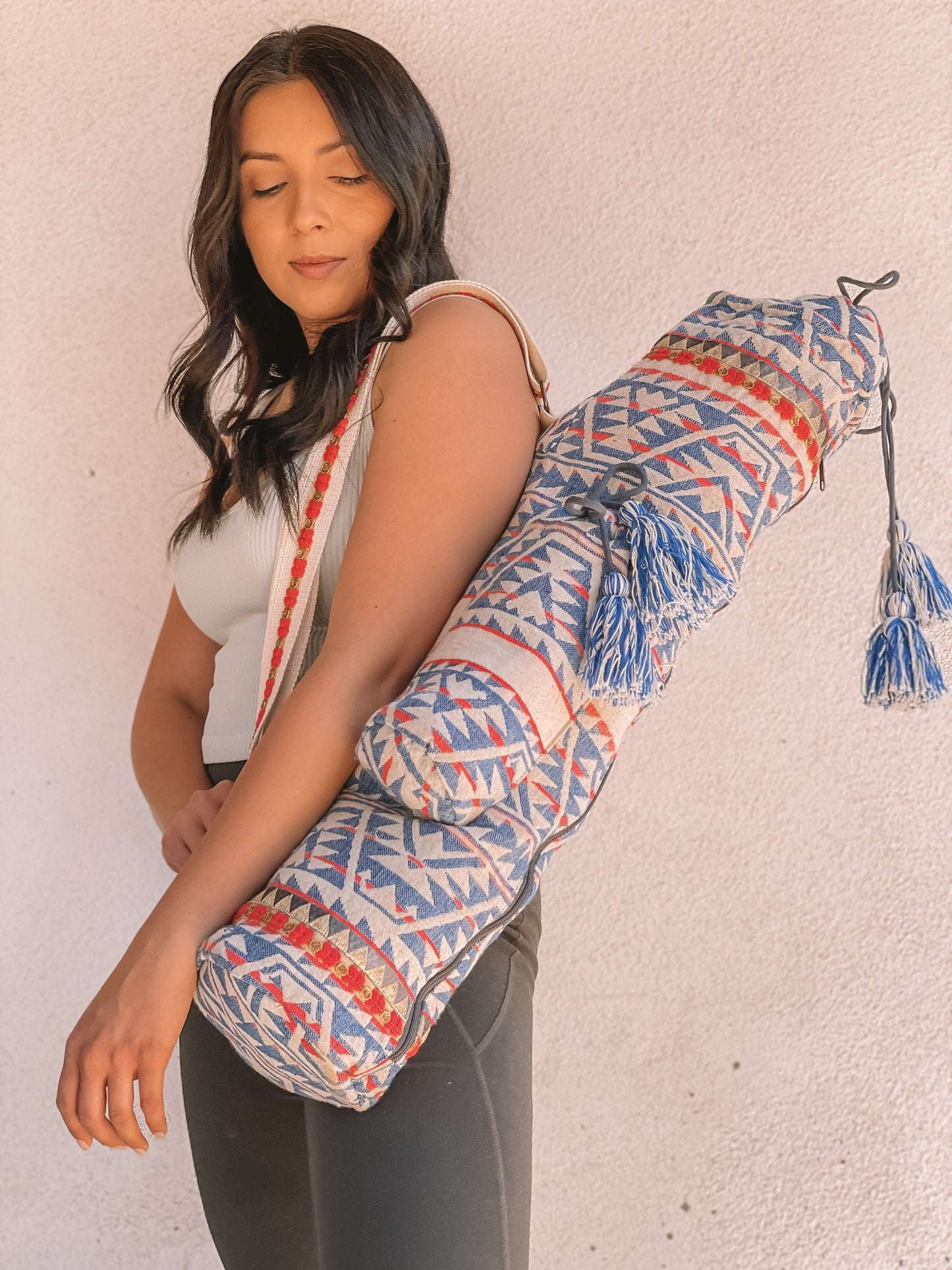ZINNIA & GOLD YOGA MAT BAG