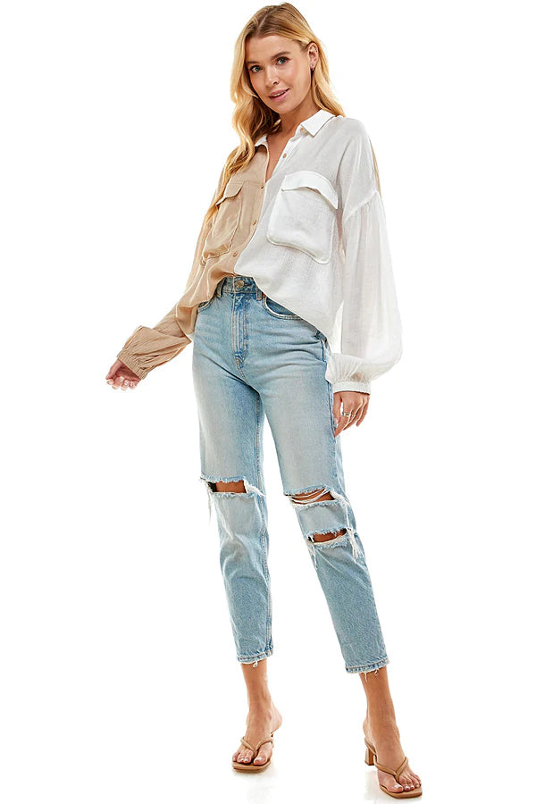 Café Con Leche Oversized Shirt