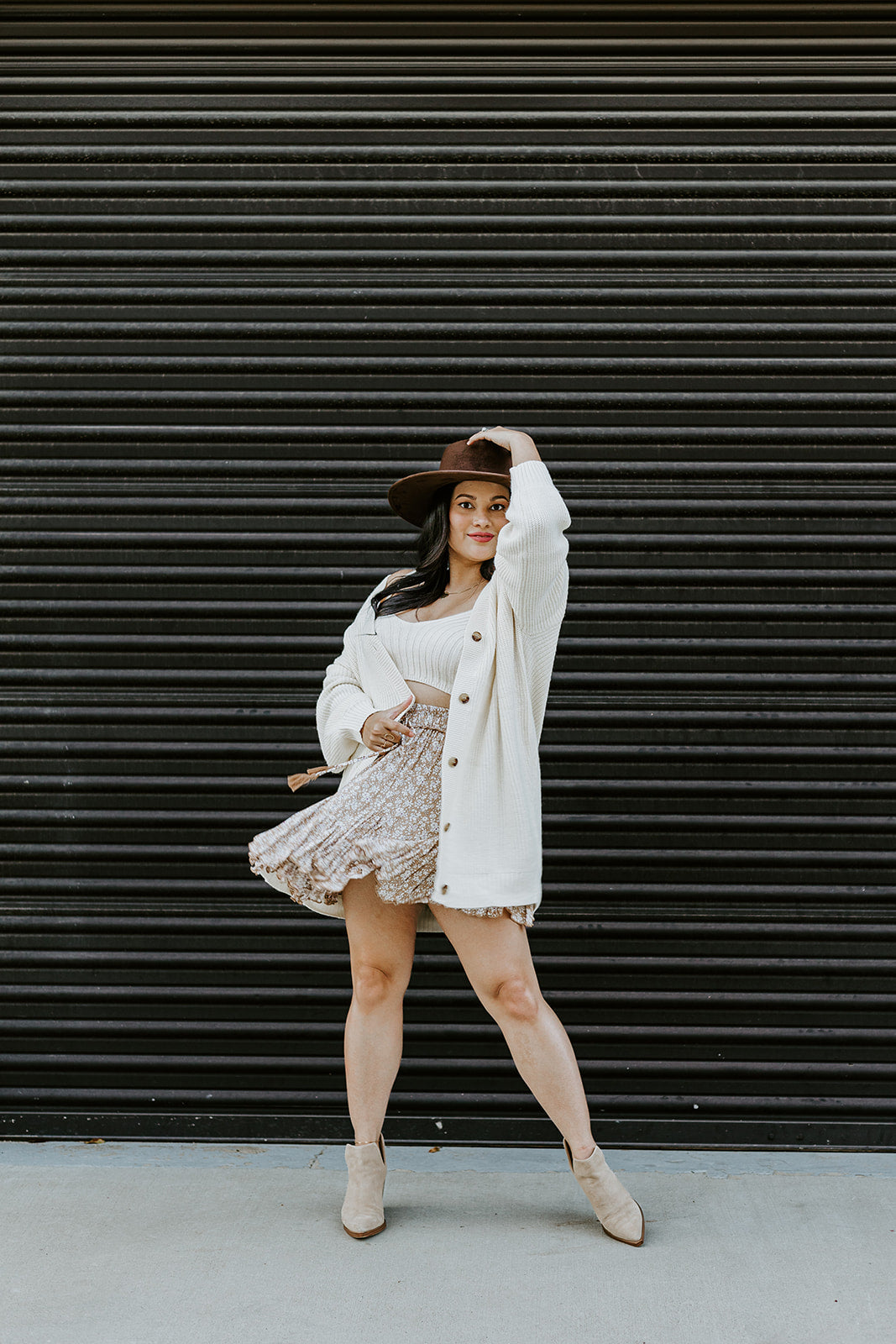 Lavender Kiss Ruffled Mini Skirt