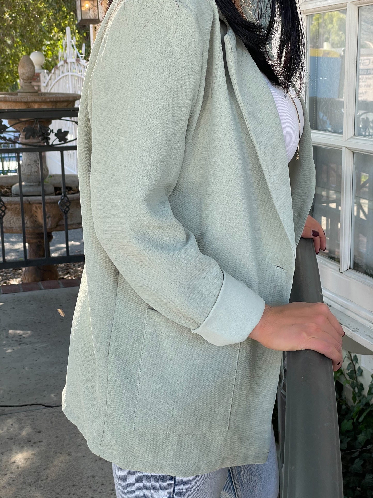 SUNDAY BEST POCKETED BLAZER