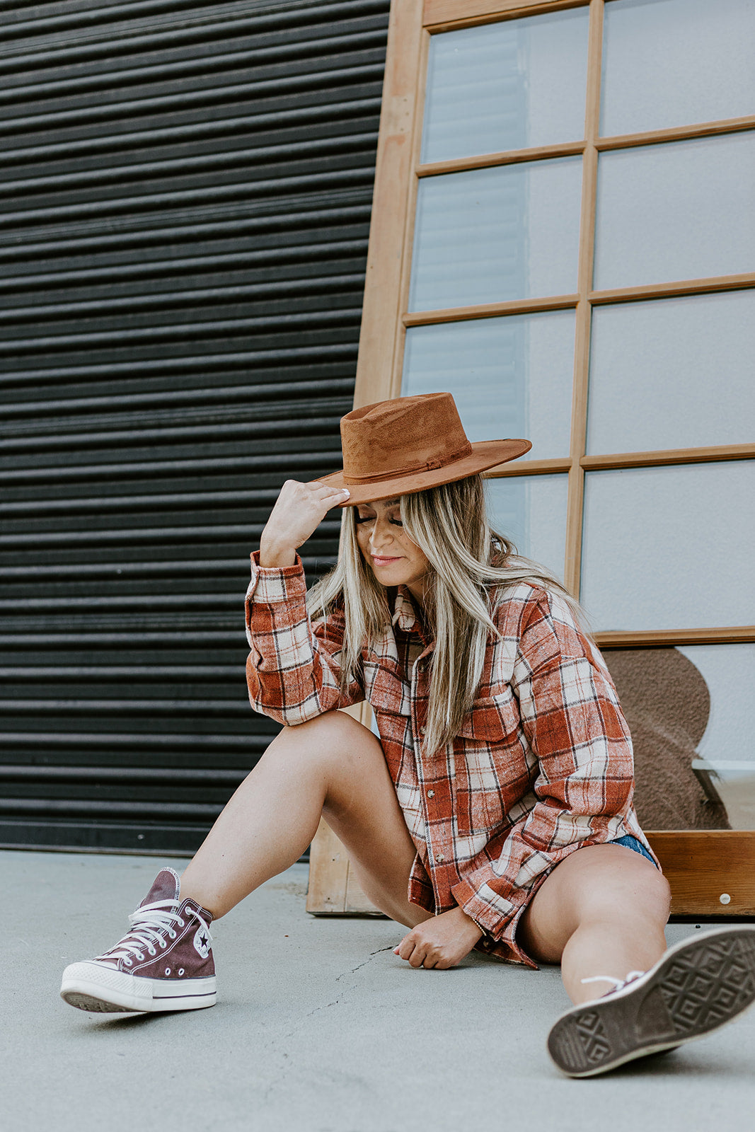 SUGAR AND SPICE OVERSIZED FLANNEL