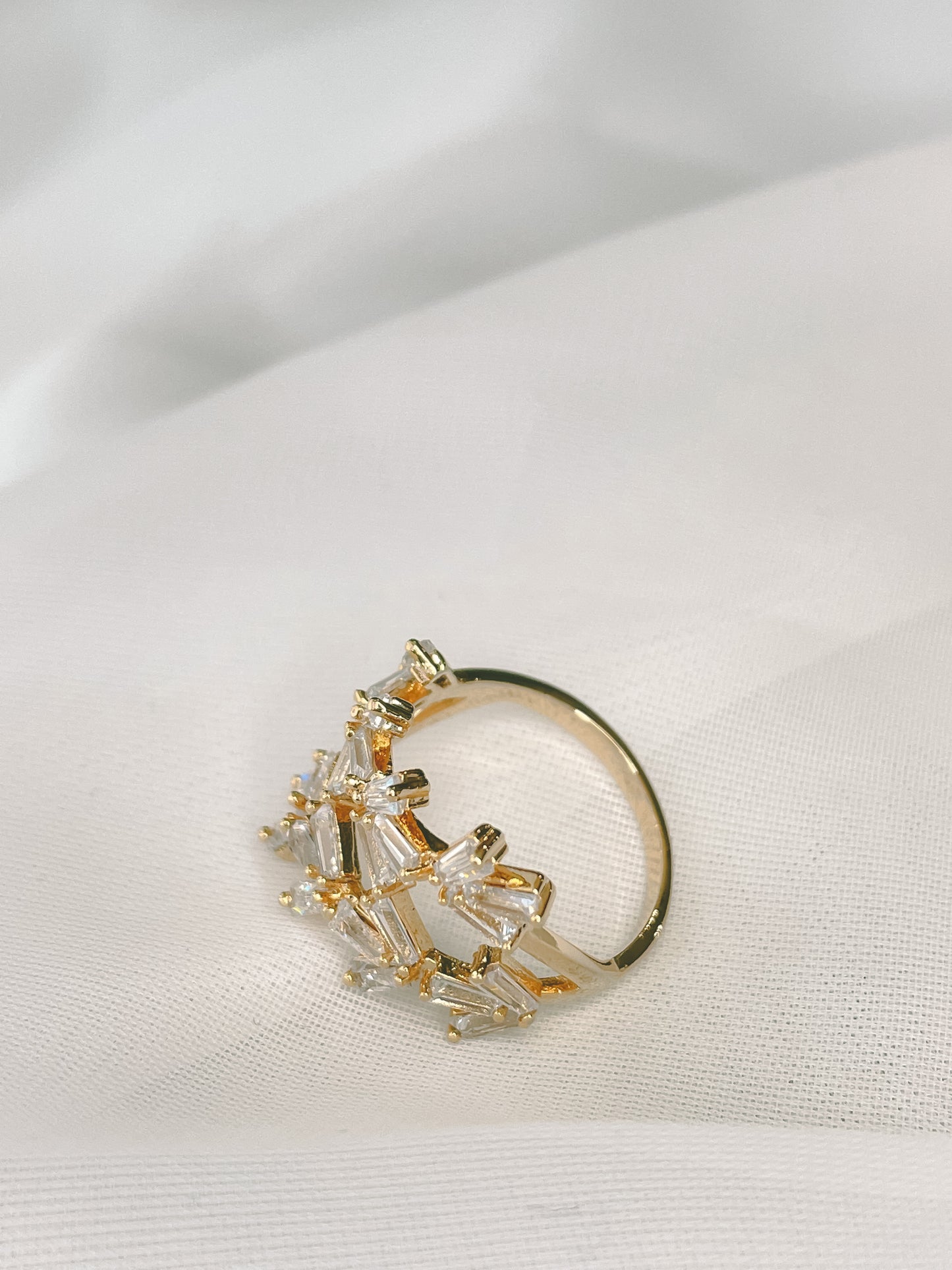 Starry Night Gold-Plated Ring