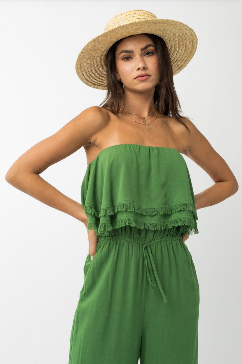 Punta Mita Frayed Jumpsuit