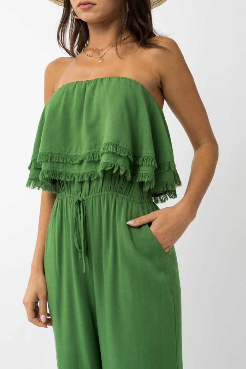 Punta Mita Frayed Jumpsuit