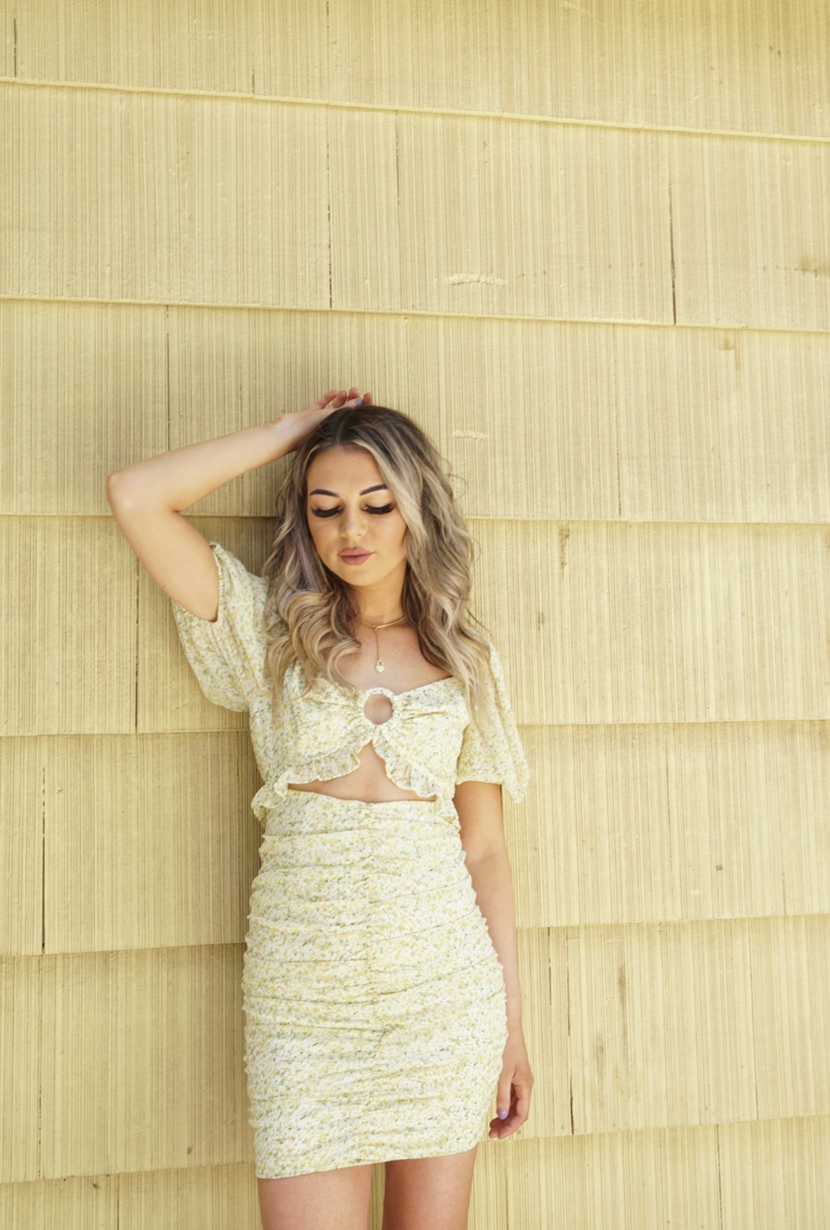 Tea Time Mini Peplum Dress