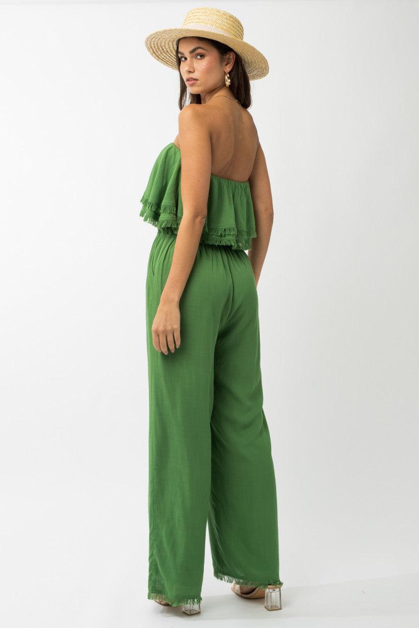 Punta Mita Frayed Jumpsuit