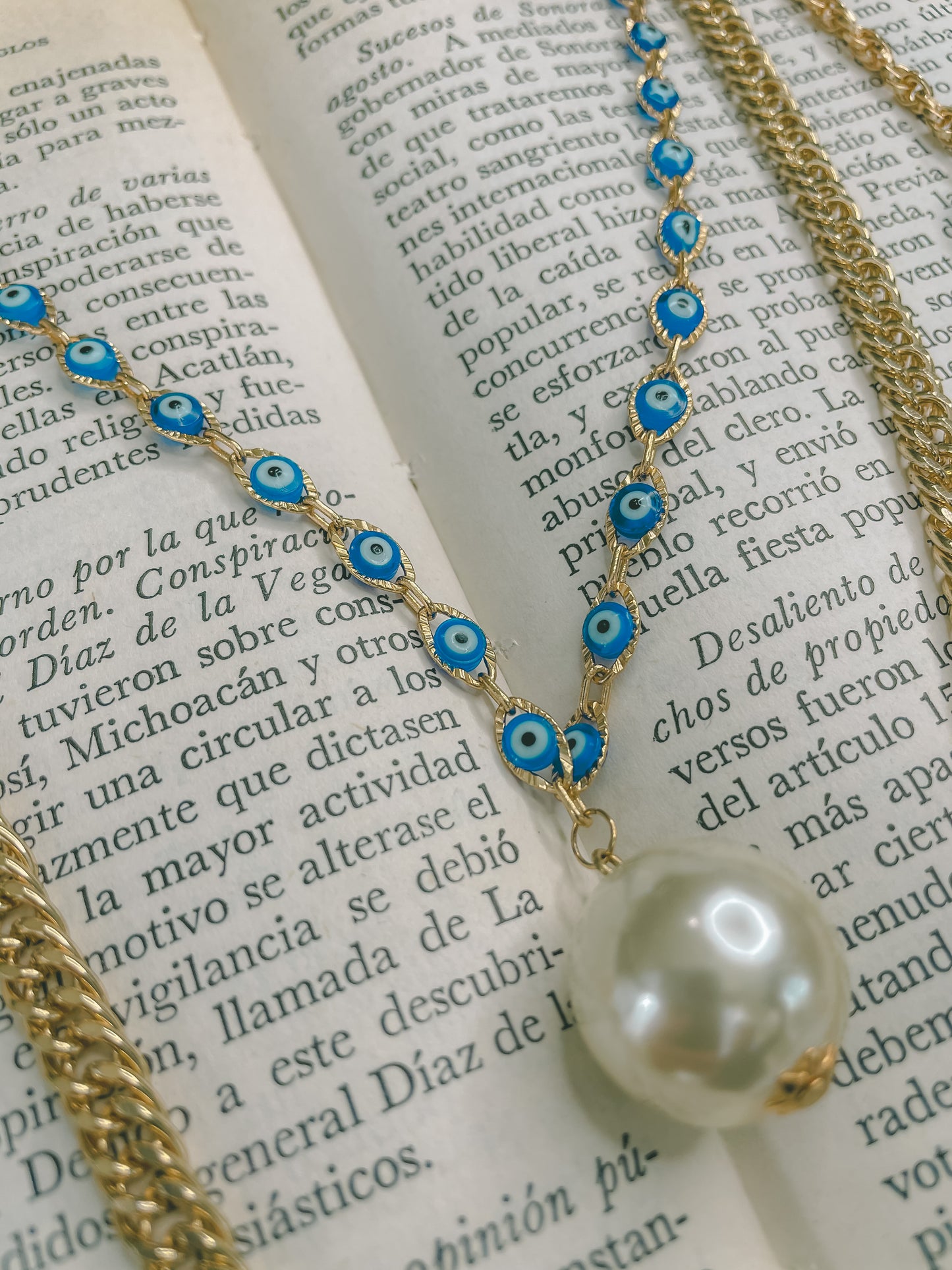 Evil Eye Gold-Plated Necklace