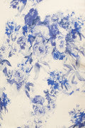 Agave Floral Linen Top