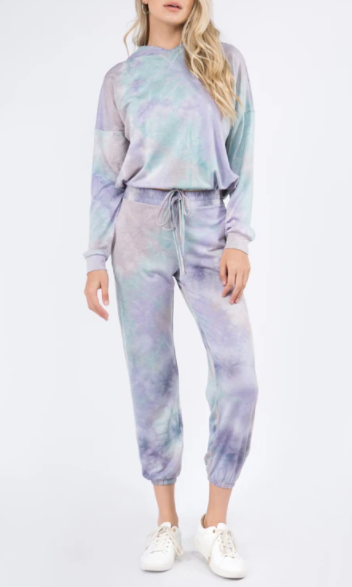 SHERBET TIE DYE LOUNGE SET