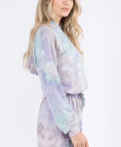 SHERBET TIE DYE LOUNGE SET