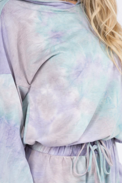 SHERBET TIE DYE LOUNGE SET