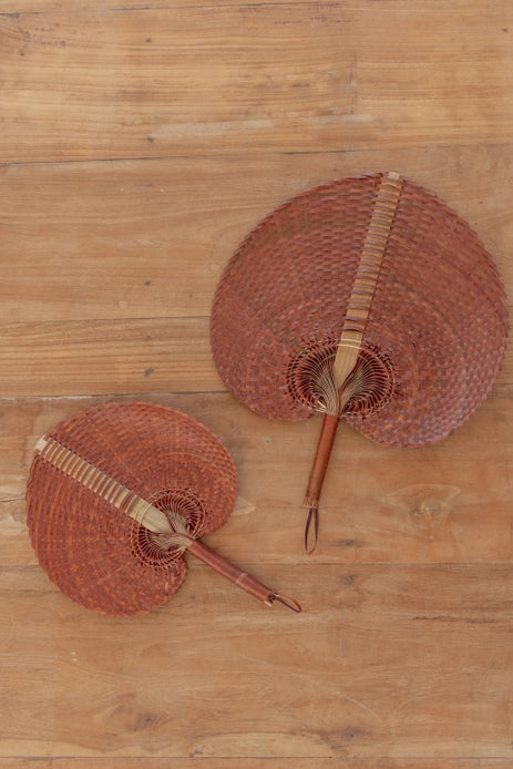 Woven Paradisio Fan in Clay