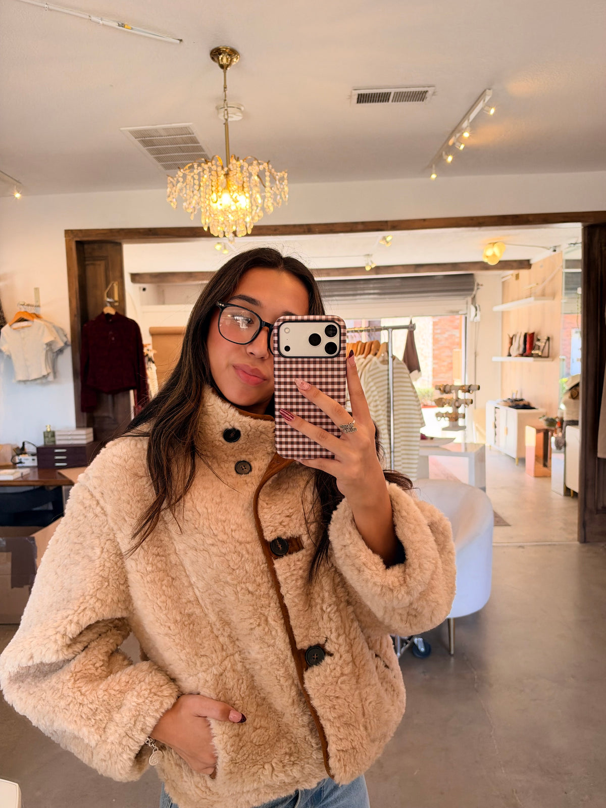 Café con Leche Reversible Coat