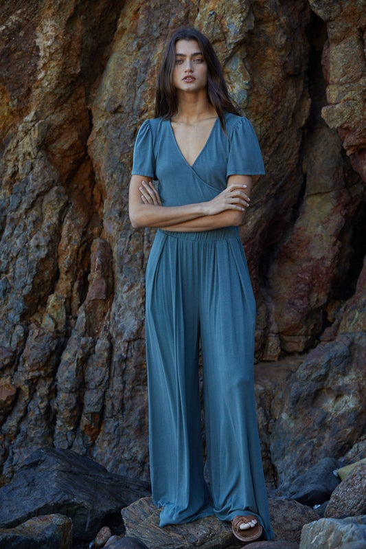 Sea Drift 2-Piece Pant Set