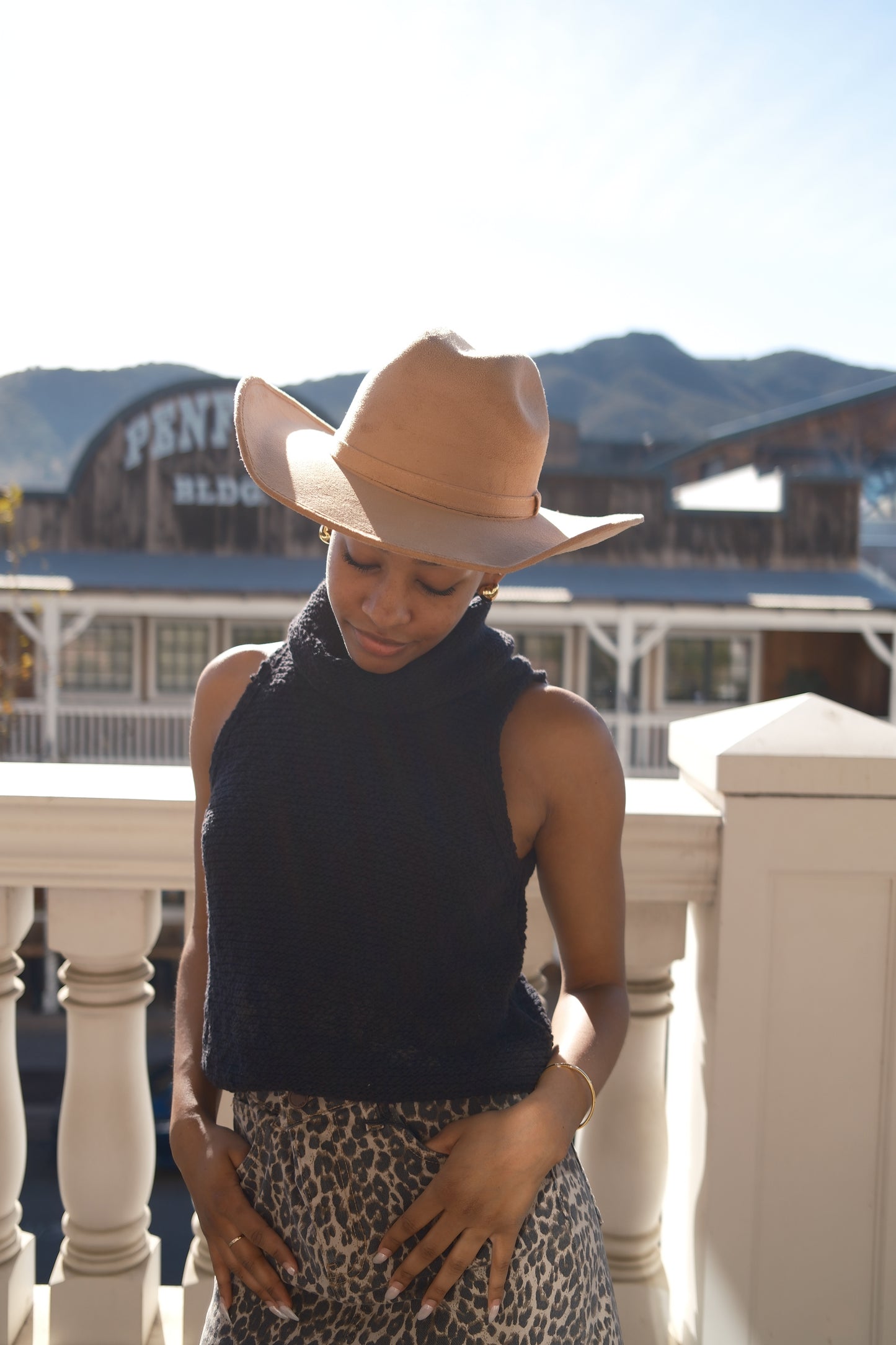 Rodeo Western Hat - Latte