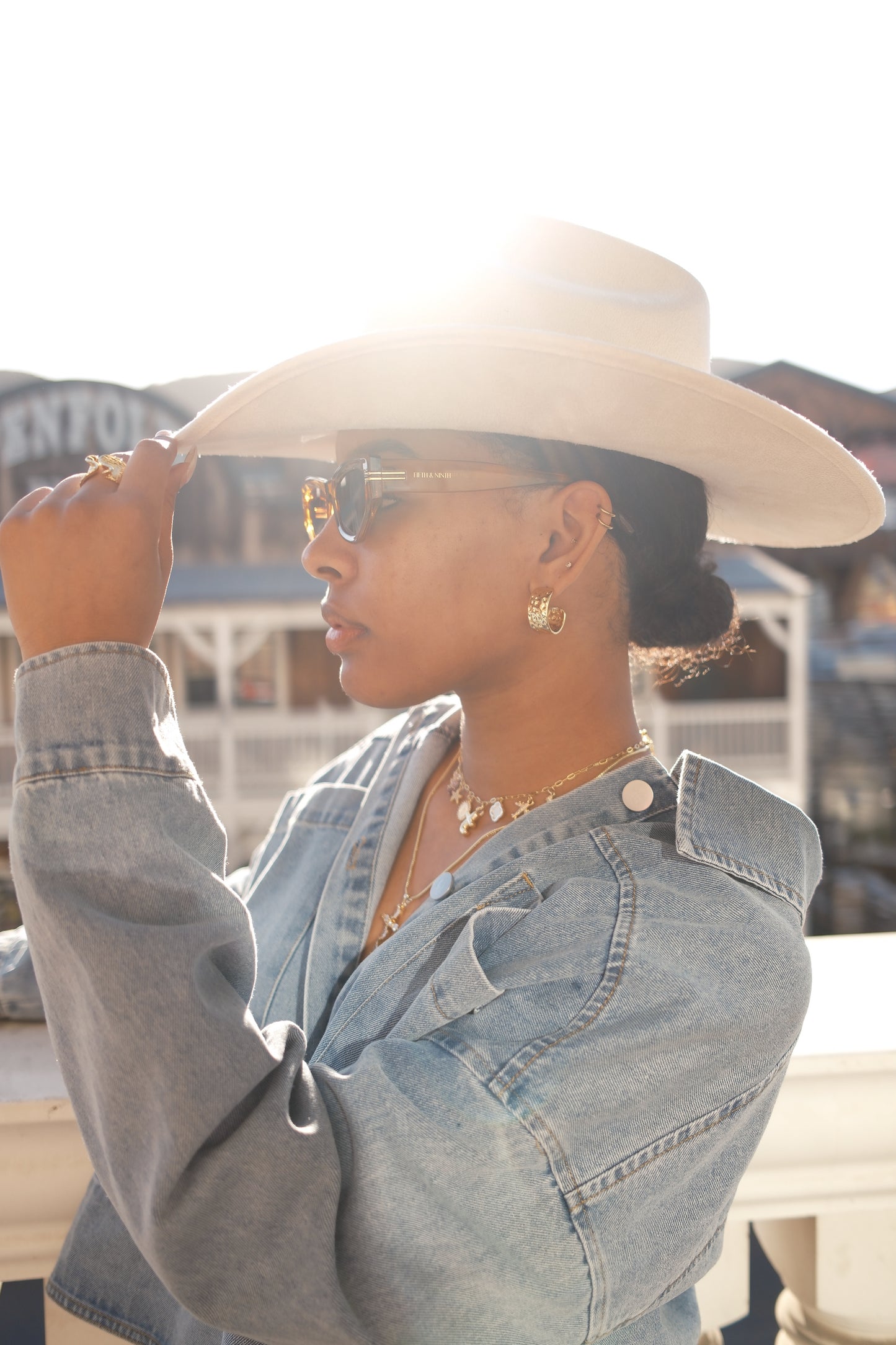 What Dreams Are Made Of Cotton Oversized Denim Jacket