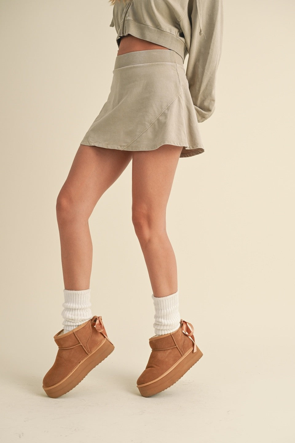 Hang Tight Cozy Mini Skort