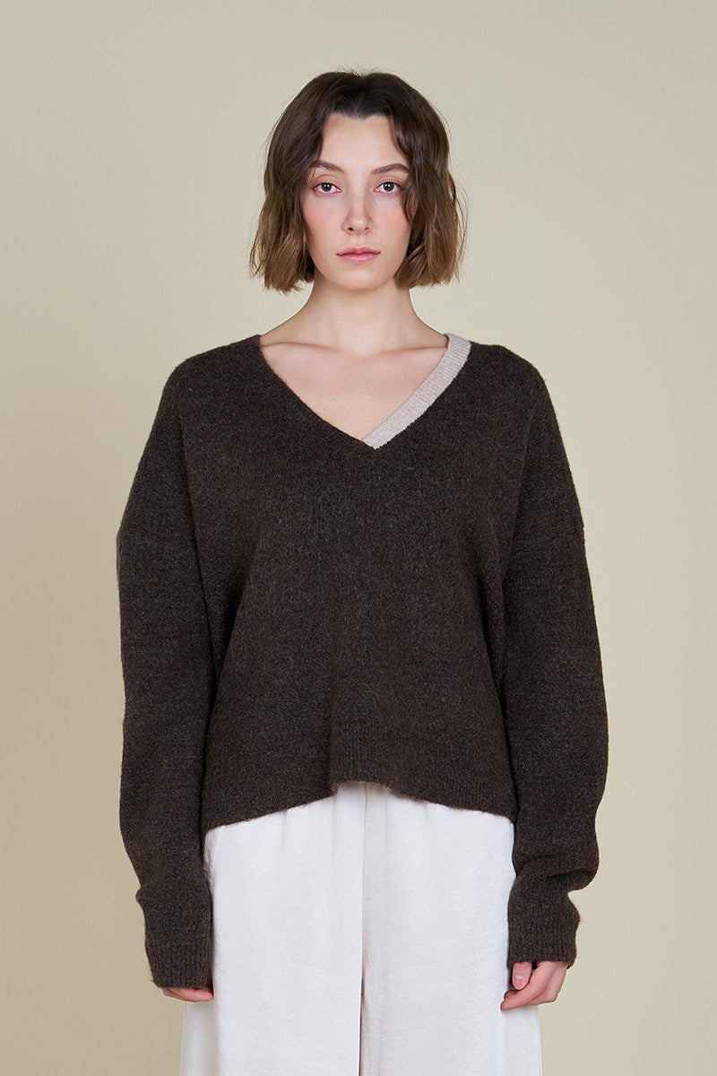 Sideline Contrast Sweater