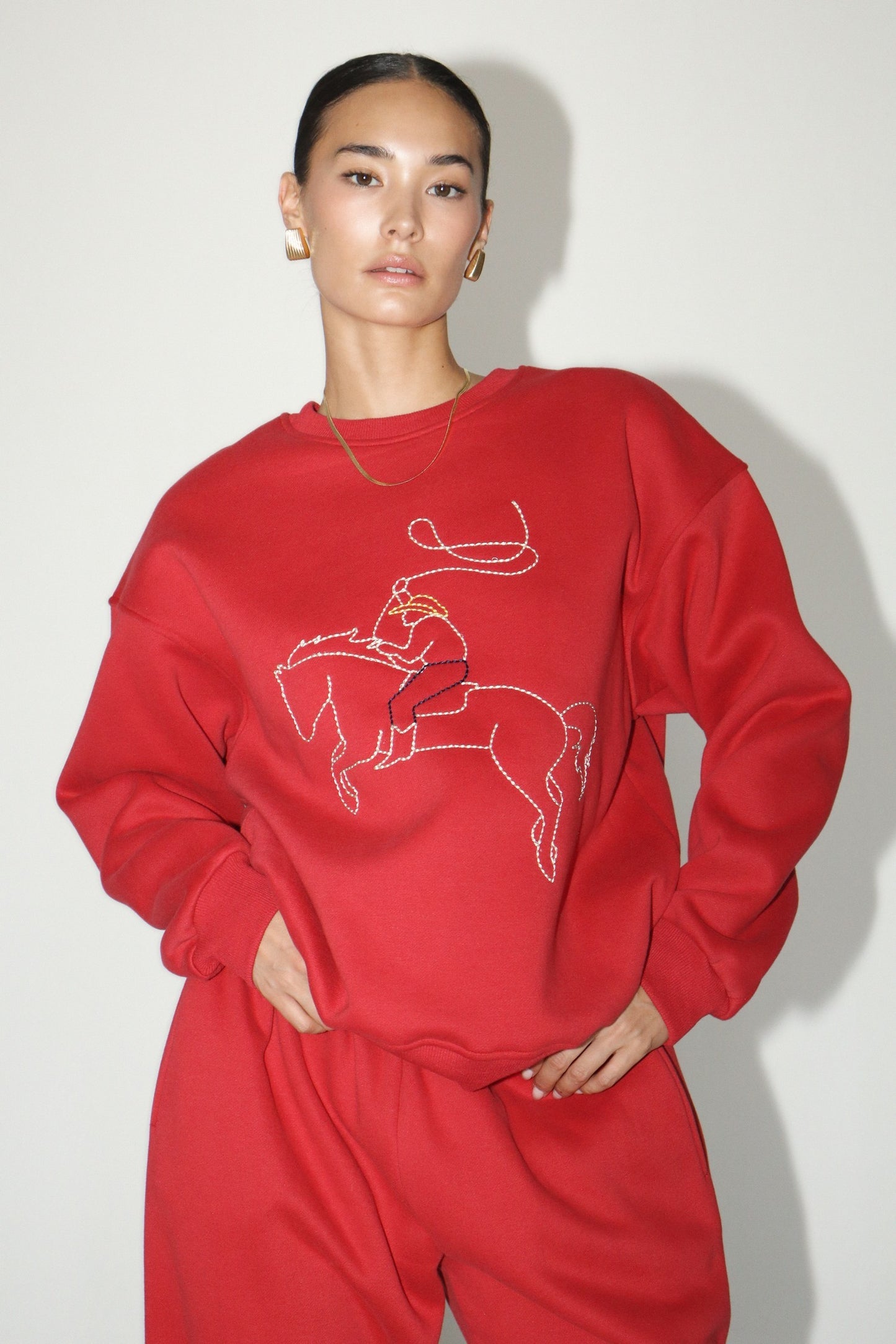 Ride On' Cowboy Pullover Sweater