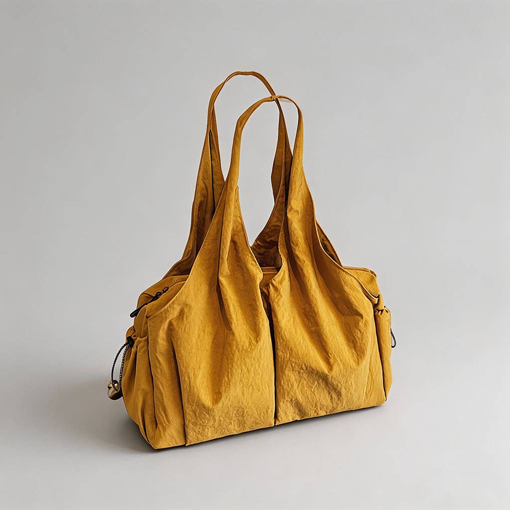 Nylon Slouchy Tote Bag