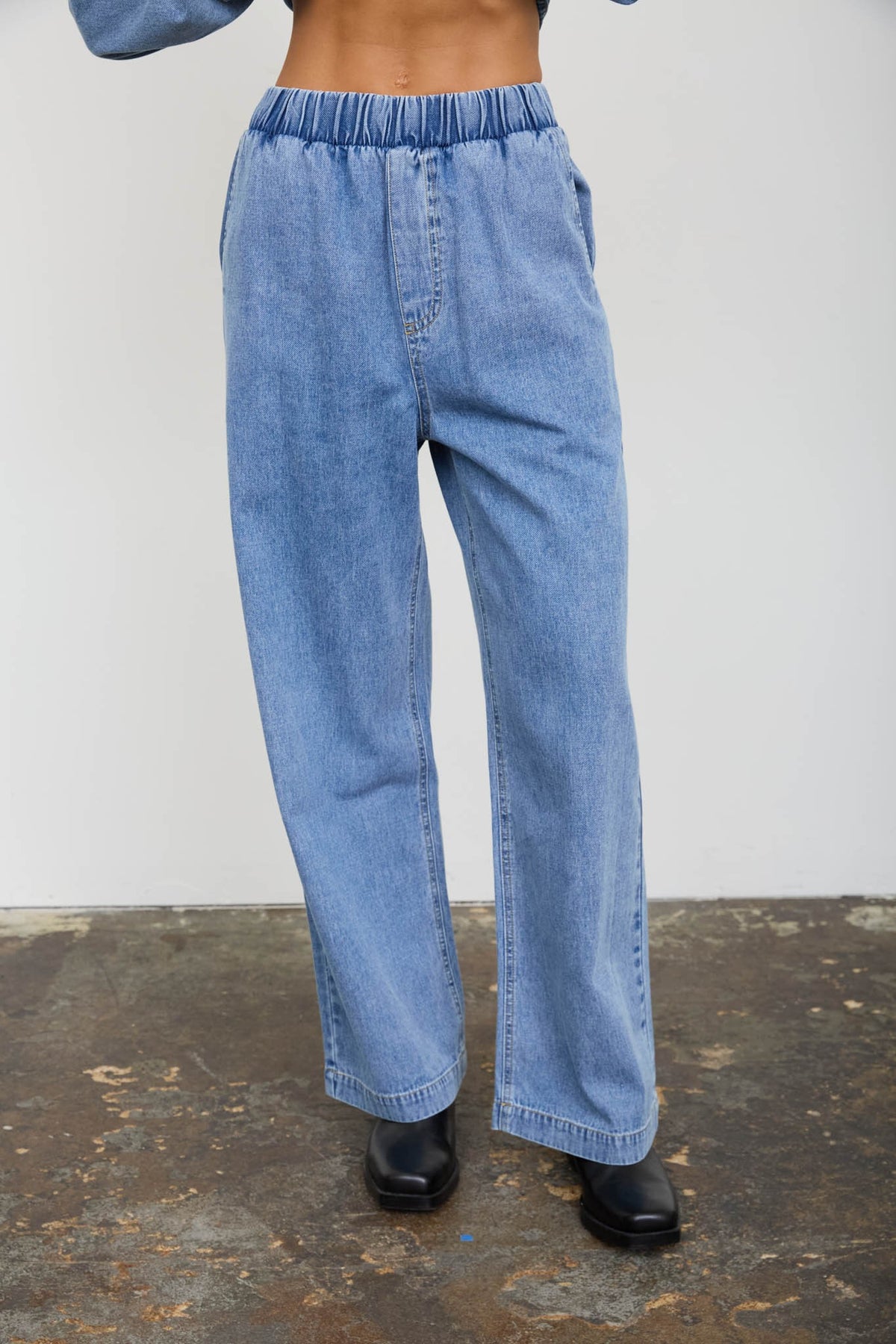 Denim Queen Acid Wash Pants