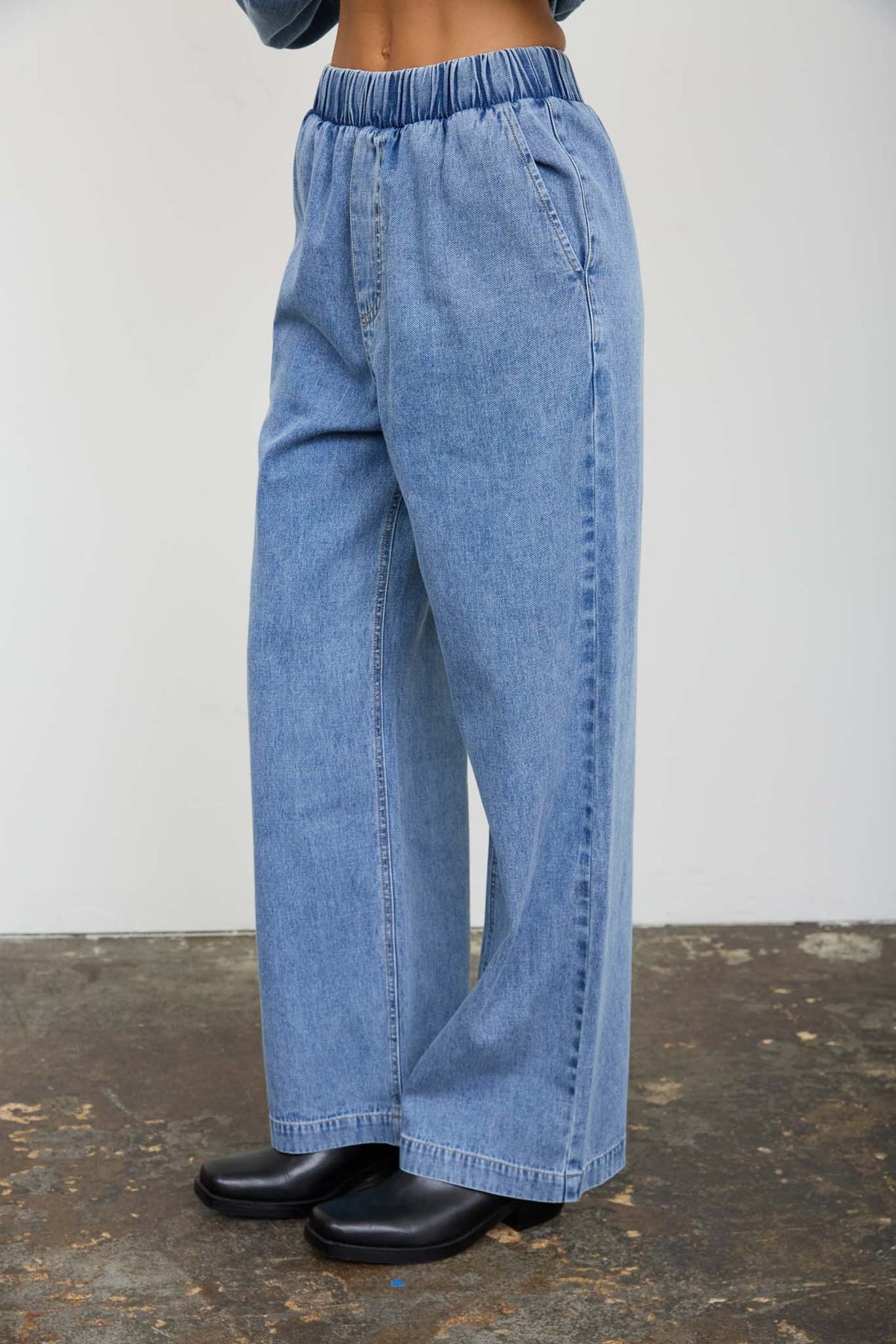 Denim Queen Acid Wash Pants