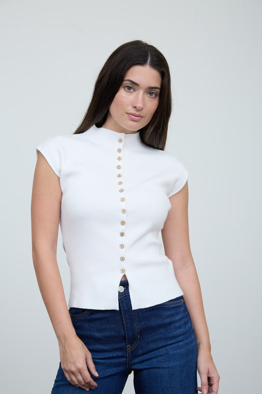 Victory Mock Neck Top