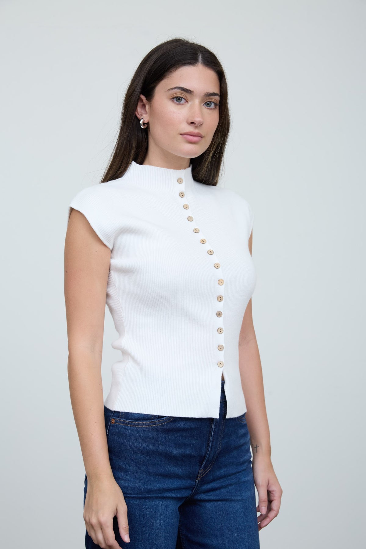 Victory Mock Neck Top
