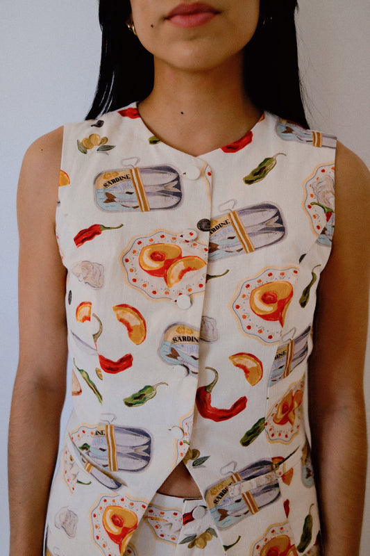 Girl Dinner Vest Top