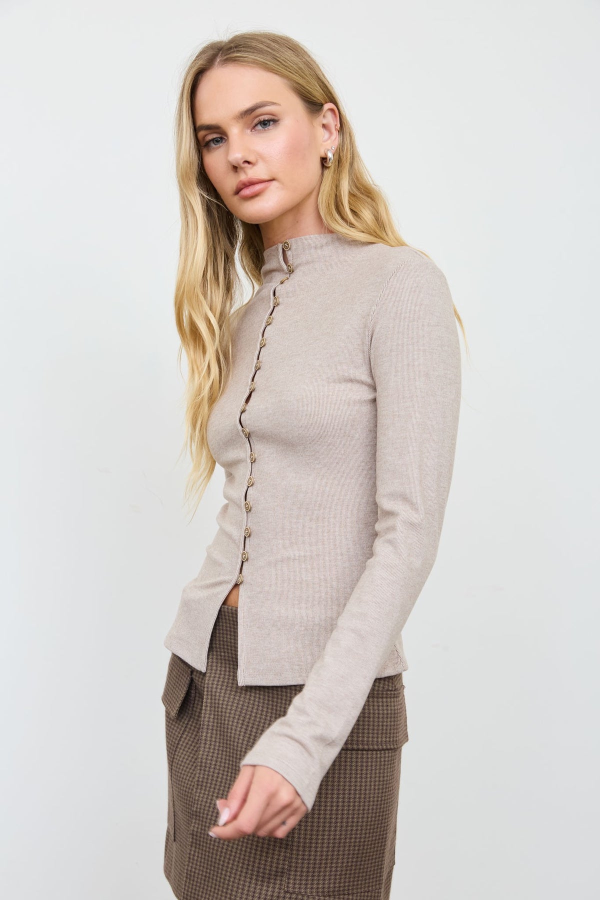 Feeling On Top Knit Long Sleeve Top