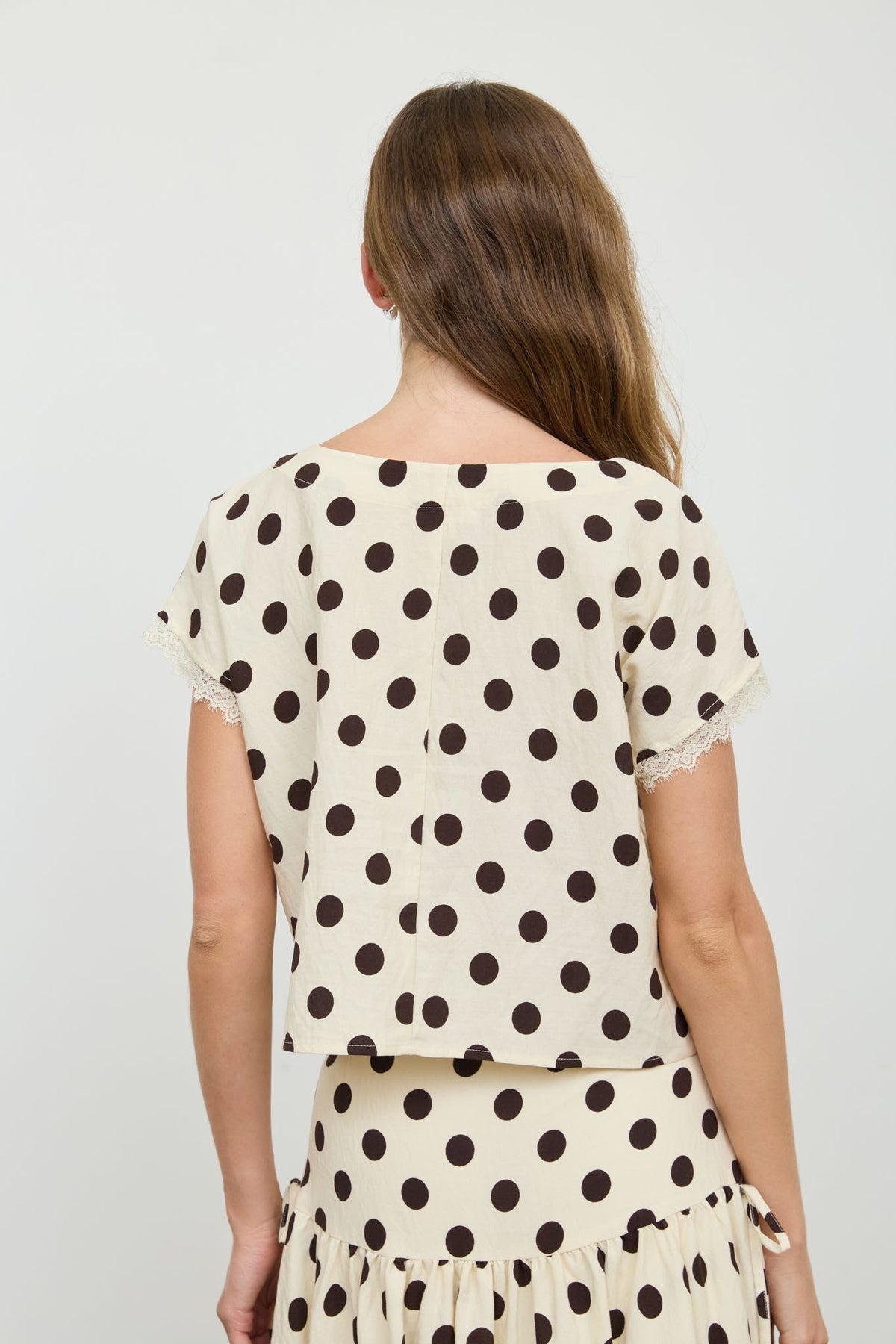 Emmalie Polka-Dot Top