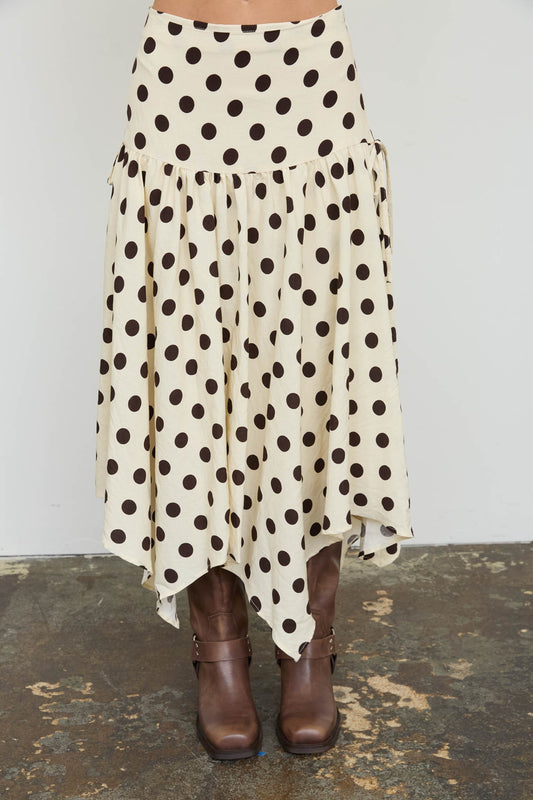 Emmalie Handkerchief Midi Skirt