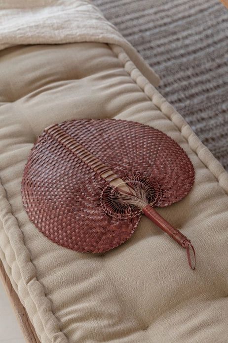 Woven Paradisio Fan in Clay