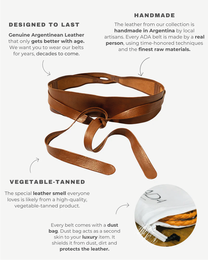 Wrap Belt - Whiskey - OS