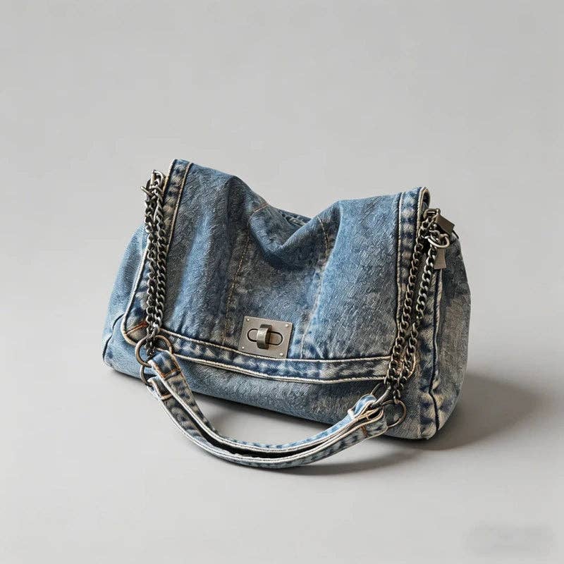 Denim Shoulder Bag
