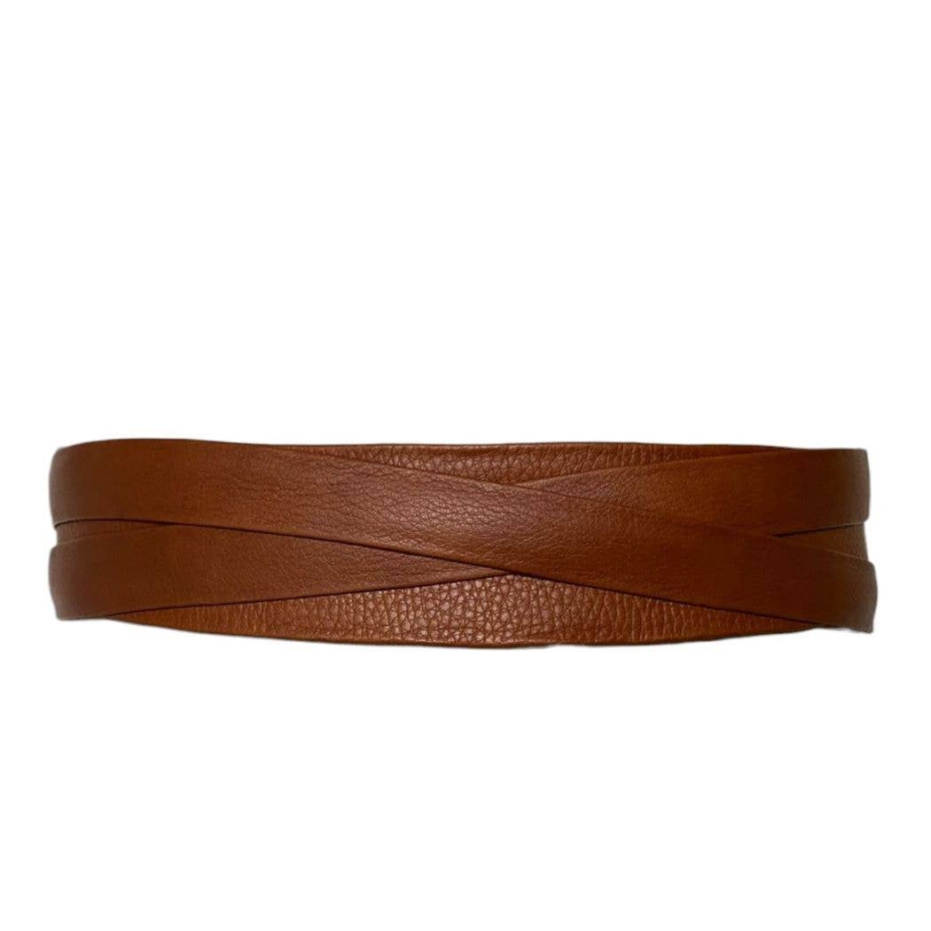 Midi Wrap Belt - Whiskey - OS