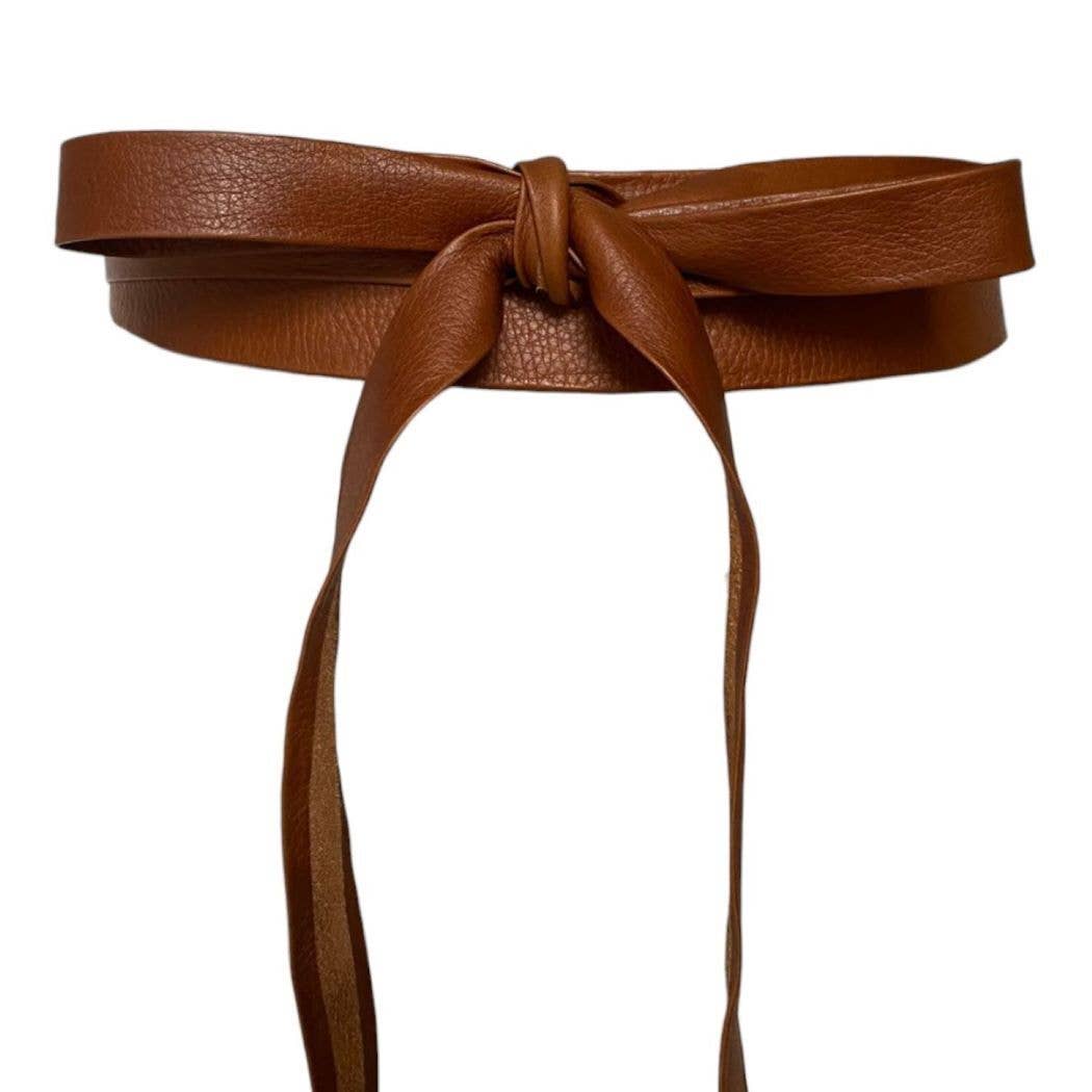 Midi Wrap Belt - Whiskey - OS