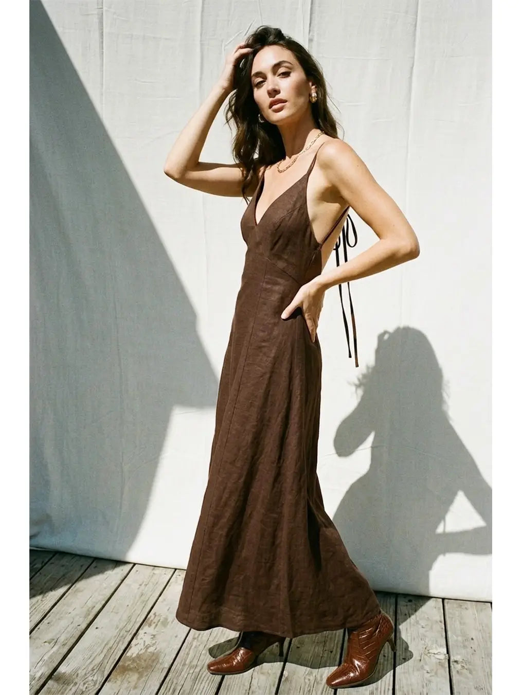 Espresso Hour Maxi Dress