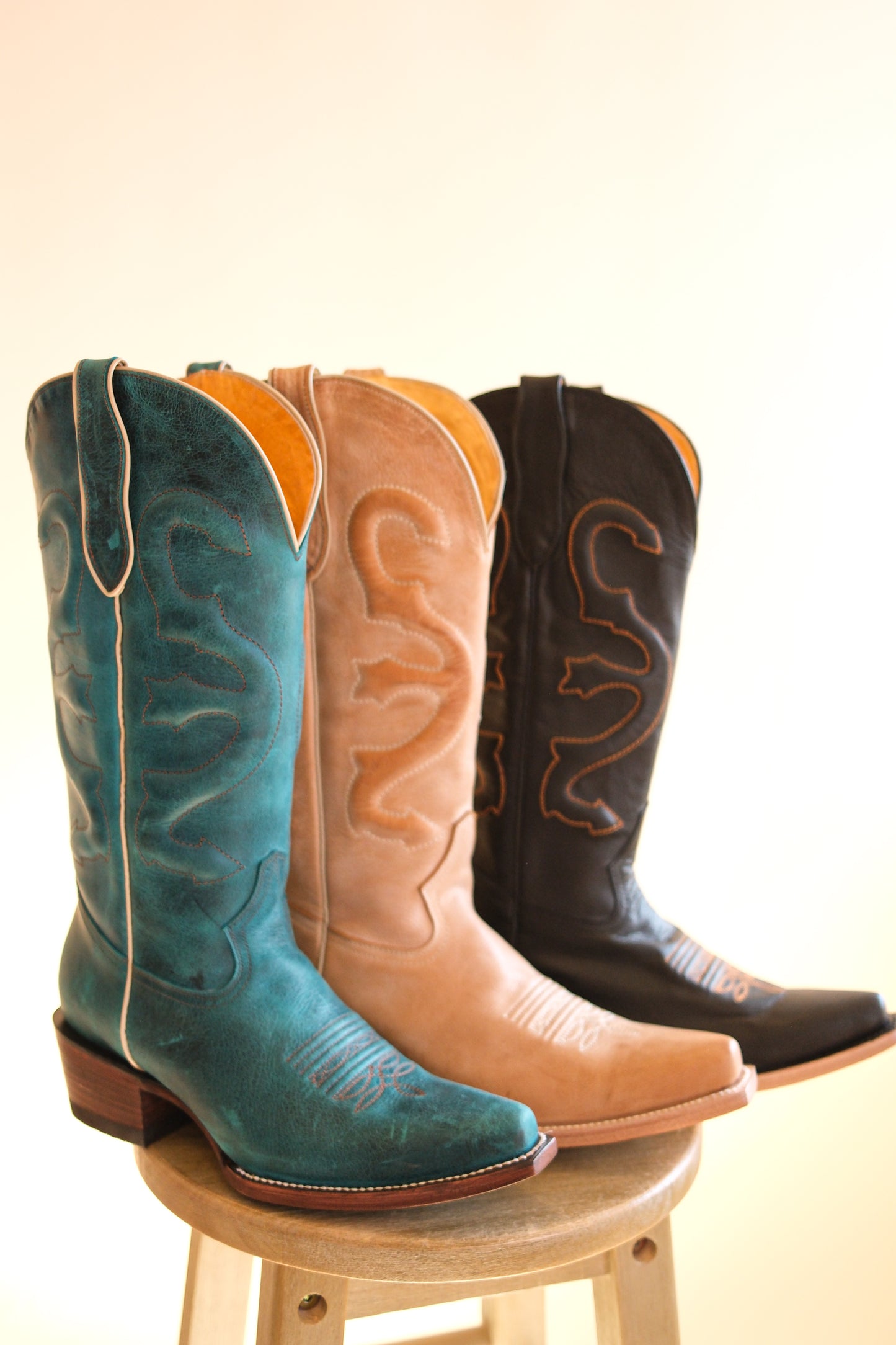 Turquoise Boots