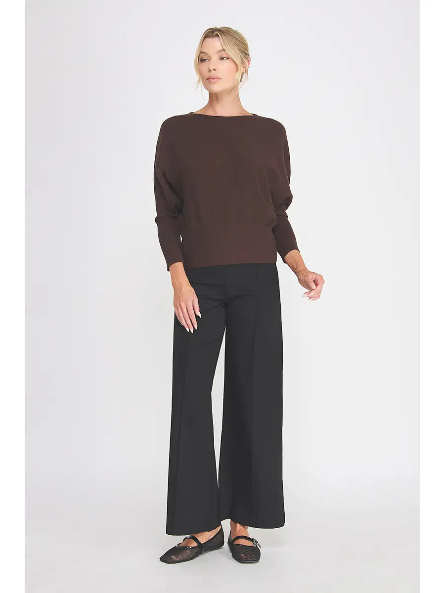 Espresso Dolman Sweater Top