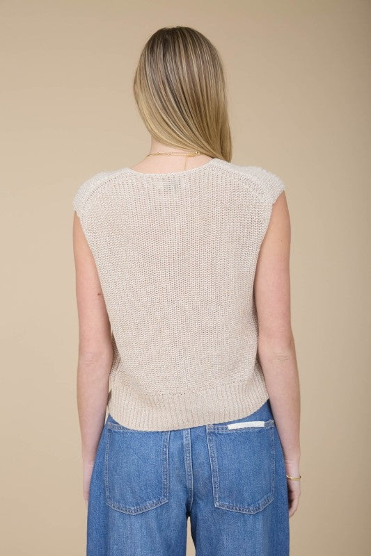 Marley Button Down Sweater Vest