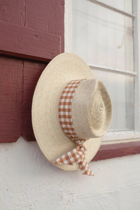 Gingham Hat Band