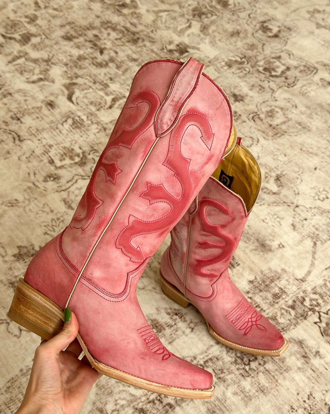*PREORDER* Pinky Leather Boots