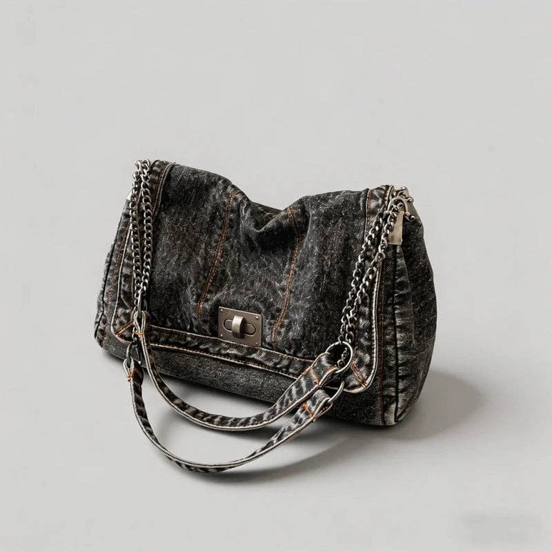 Denim Shoulder Bag