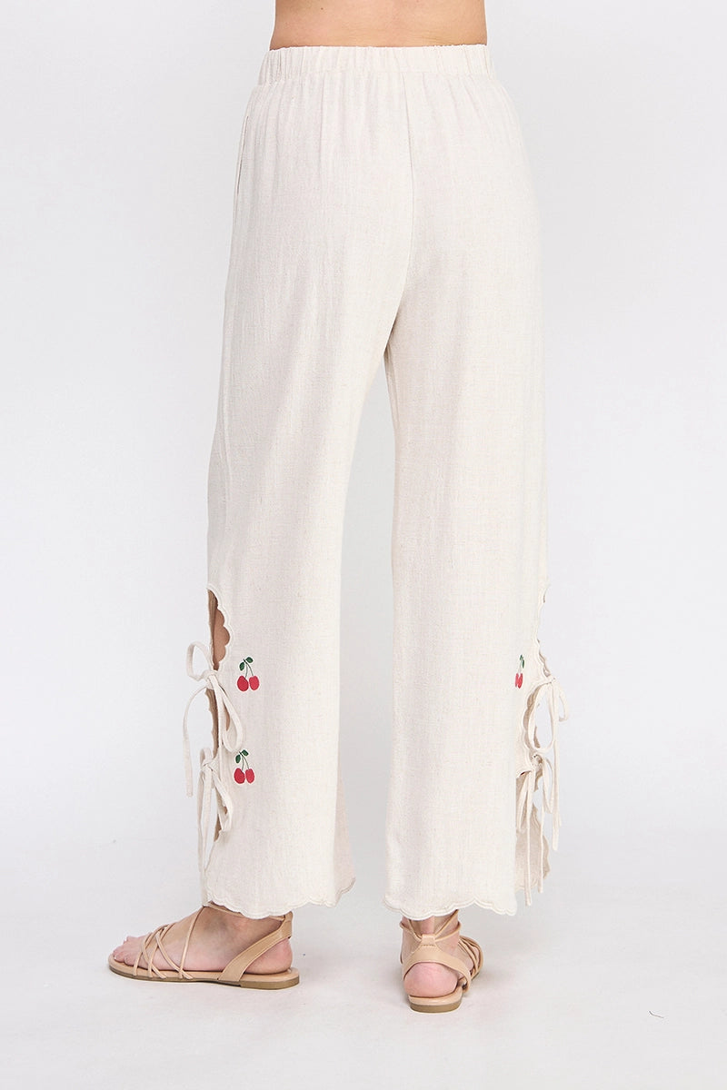 Cherry Picking Scalloped Pants