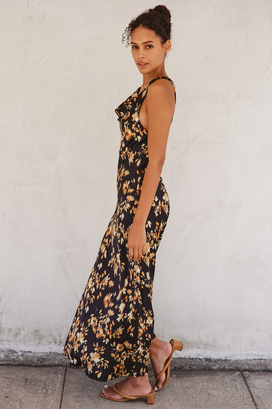 Cast Your Light Twisted Strap Maxi Dress